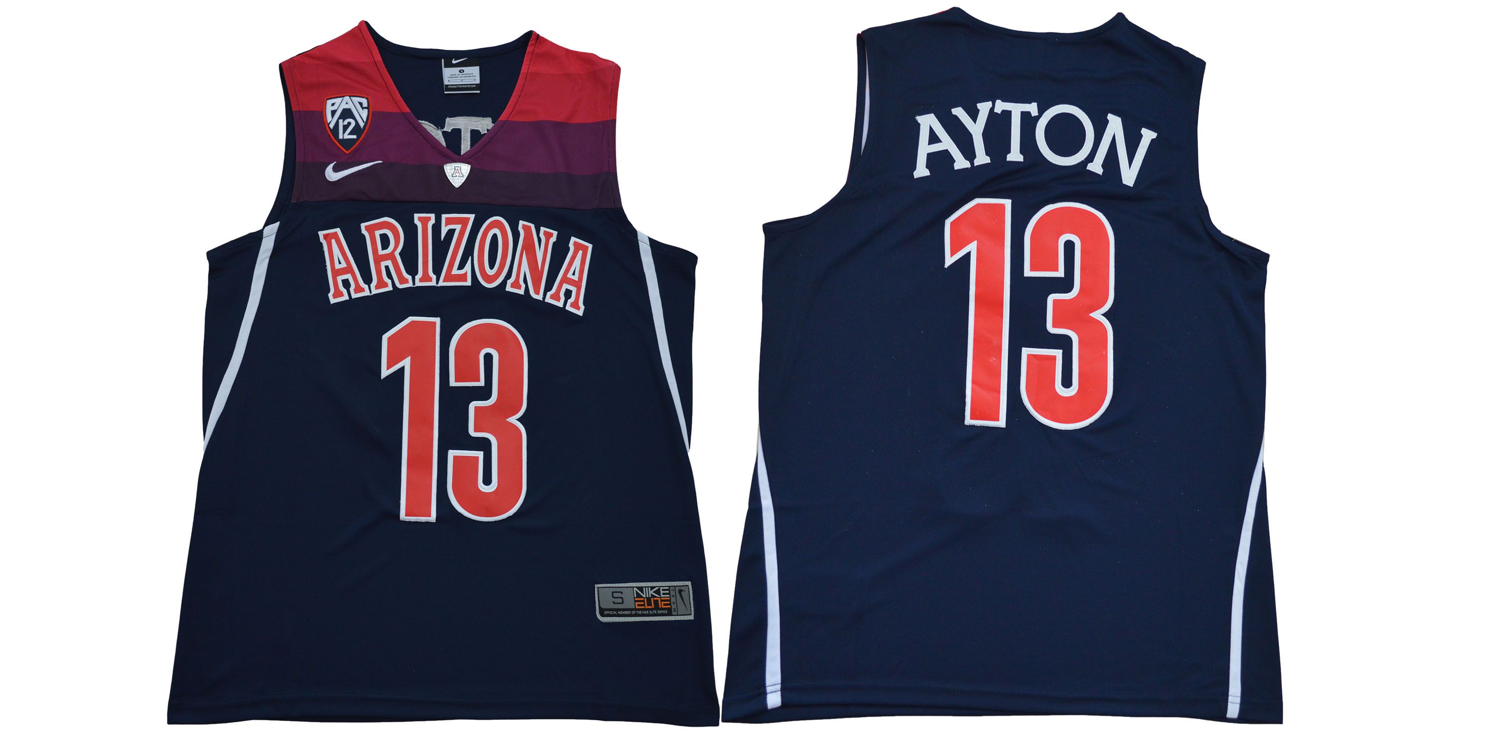 Men Arizona Wildcats 13 Ayton Blue NBA NCAA Jerseys